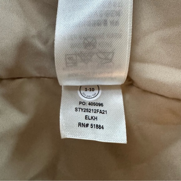 Patagonia W's Los Gatos Jacket Camel Tan Teddy Fleece Sherpa Jacket Full Zip M - Picture 10 of 10